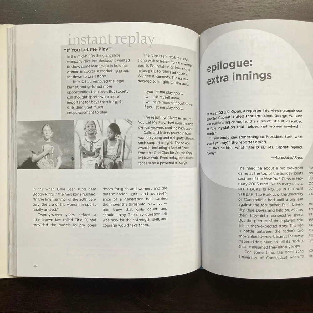 3/$35 ATHENEUM Book on Title 9
